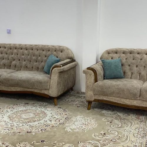 مبل هفت نفره با جلومبلی