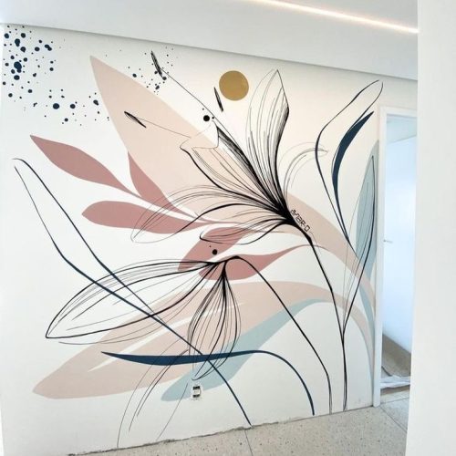 نقاشی روی دیوار_پتینه کاری_میکروسمنت