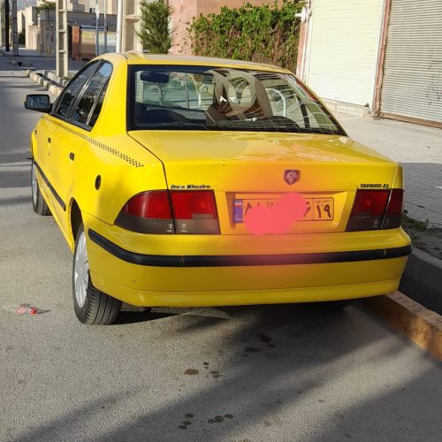 سمند تاکسی مدل 88 بدون رنگ گردشی