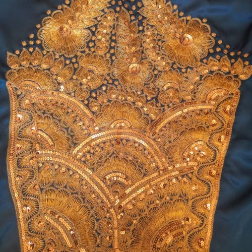 لباس شلوار بندری گلابتون دوزی