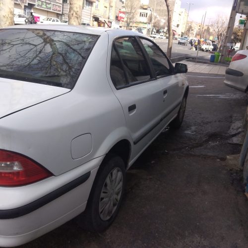 سمند مدل 92 بی رنگ