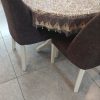 میز ناهار خوری گرد چهار نفره