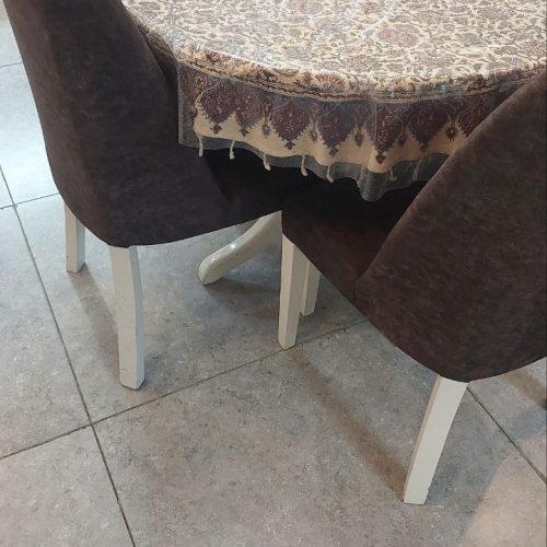 میز ناهار خوری گرد چهار نفره