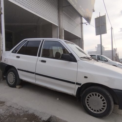 پراید صبا سفید مدل 89