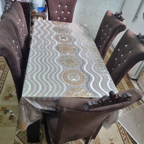 میز ناهار  خوری 6نفره سالم  قیمت 15تومن  ی تخفیف کوچولو هم داره🥰