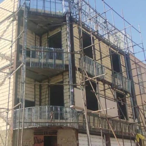 ضد زنگ شاسی نما والپست و نصب رابیتس با پمپ رنگ و بهترین کیفیت کاری