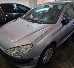 پژو 206  نقره ای مدل 83