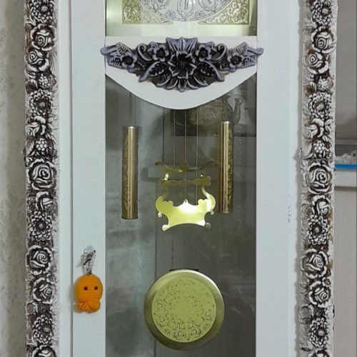 ساعت ایستاده چوبی