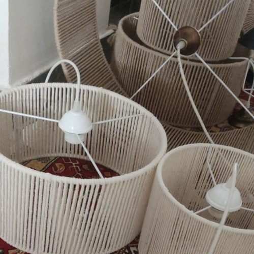 لوستر حصیری