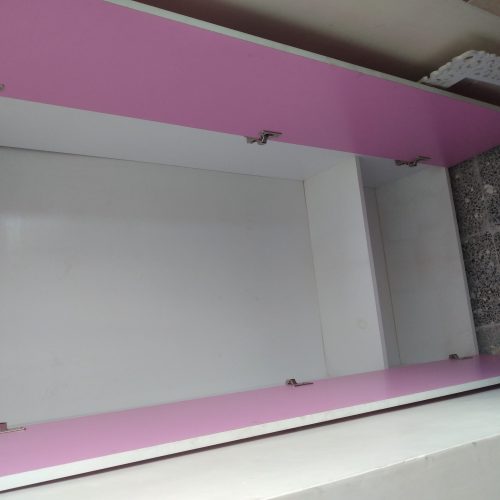 کمد دخترانه کارکرده طرح اپل صورتی