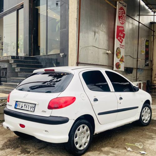 فروش پژو 206 تیپ پنج مدل1390