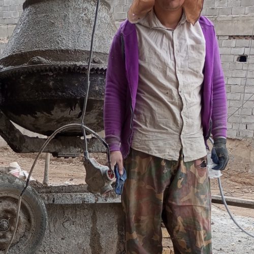 خدمات بتن ریزی دستی اسدالله ابراهیمی