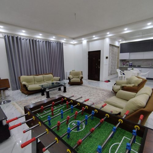 ویلا مجلل 2 خوابه با فوتبال دستی زیباکنار