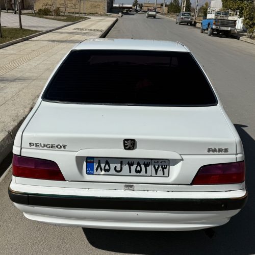 پژو پارس سفید مدل 88