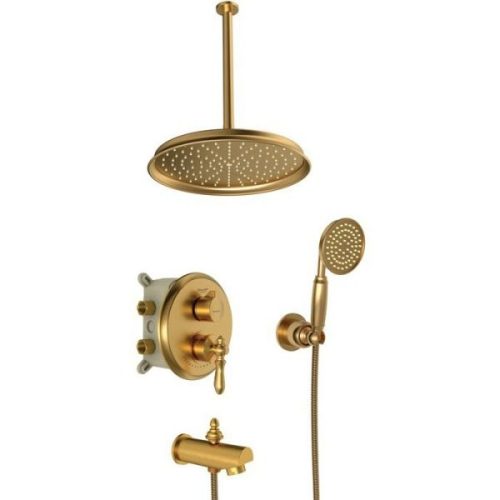 دوش حمام شودر مدل زیگموند طلا مات 4