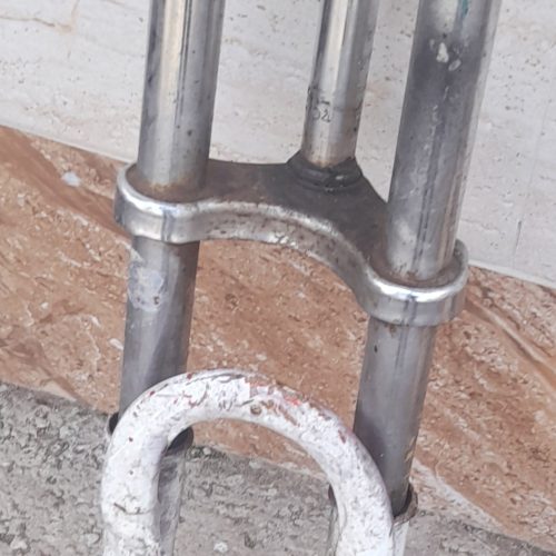 کمک دوچرخه و طوقه با لاستیک 24