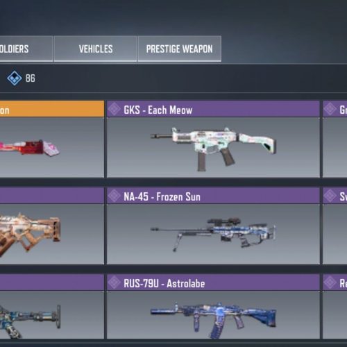 اکانت کالاف لول 190 دارای یک لجند