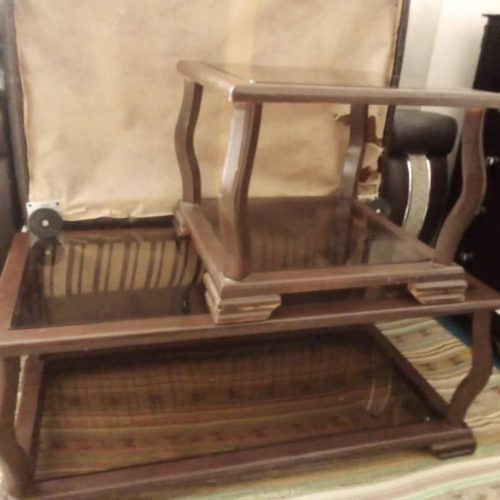 مبل هفت نفره با عسلی و میز