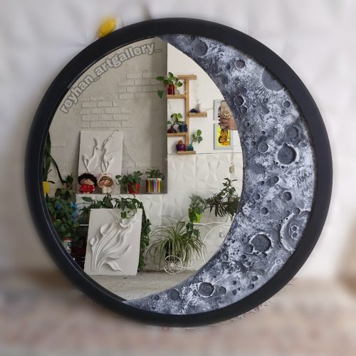 تابلو برجسته ماه و آینه