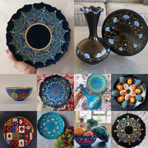 دیوارکوب سفالی