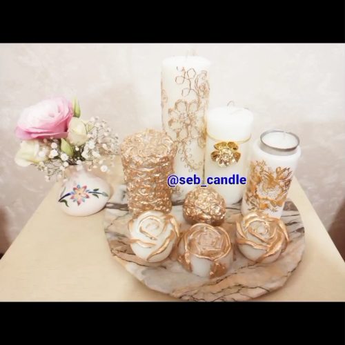 مجسمه.شمع.اکسسوری سنگی.گلدان.سینی و…