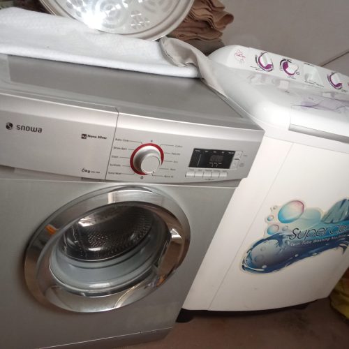 2ماشین لباسشویی: اسنوا 6 کیلو درحدنو / لباسشویی دو قلو