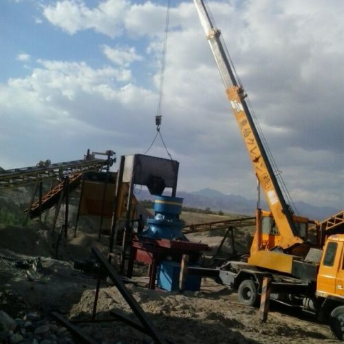 نصب و راهاندازی دستگاه سنگ شکن