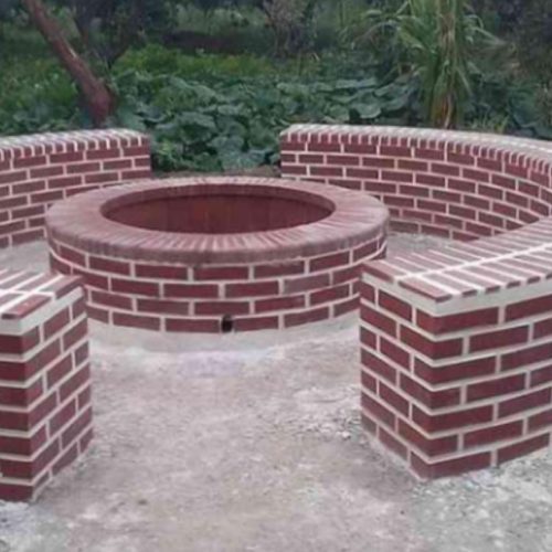 باربیکیوآتشکده شومینه های هیزمی آجری وسنگی اجرنماداخلی