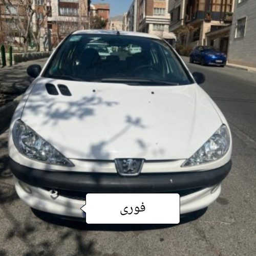 پژو 206سفید