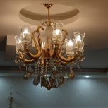 لوستر شش ساخه+ یک عدد تک شاخه