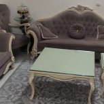 مبل 7نفره راحتی  با دوتا میز