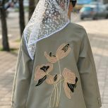 کت کجراه گلدوزی شده رنگ سبز