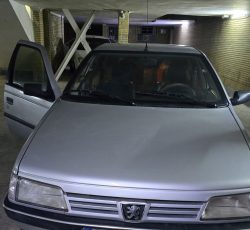 فروش پژو405glxمدل90 دوگانه سوز فابریک نقره ای