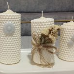 شمع های و دست ساز خانگی جهت تزئین و روشنایی