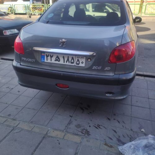 پژو 206 صندوقدار sd