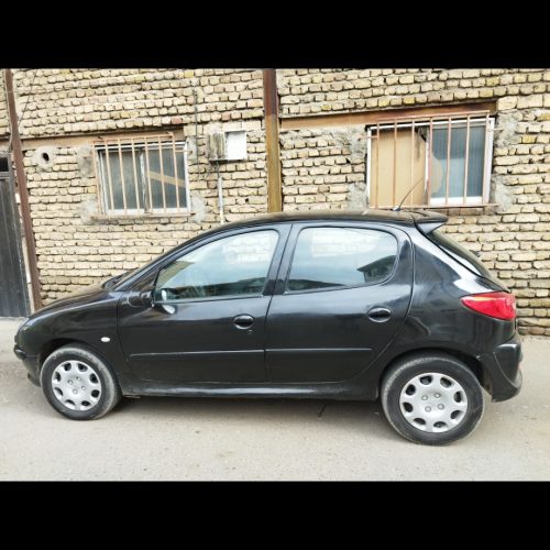 پژو206مشکی مدل83