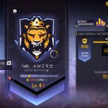 اکانت فری فایر لول 21 برای شروع خوبه تخفیف هم نداره اسم تقیر هم داره