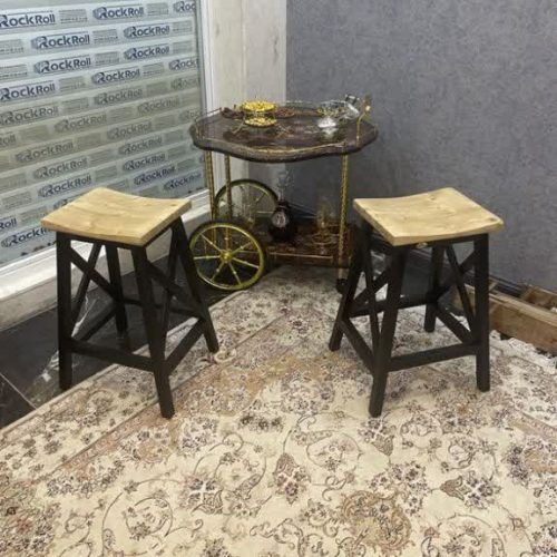 میز و صندلی اپن و جزیره چوب گردو ،آکبند