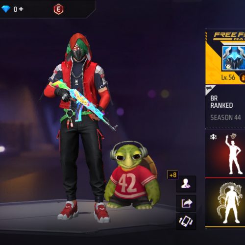 اکانت فری فایر لول 56عالی دنس های عالی با قیمت باور نکردنی