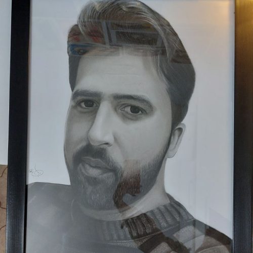 سفارش نقاشی طراحی چهره سیاه‌قلم