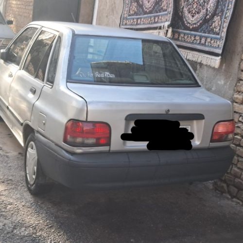 پرایدصبانقره ای مدل 89