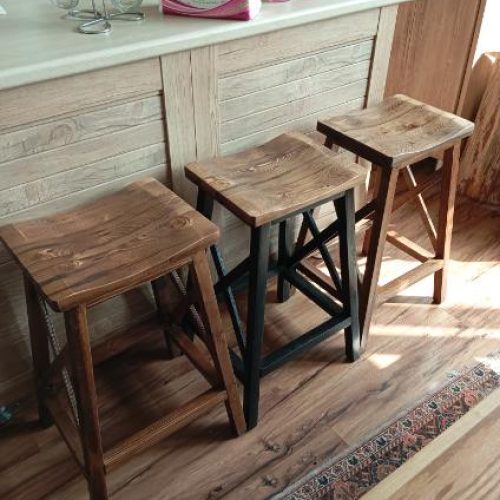 میز وصندلی از چوب گردو وروس کاملا نو