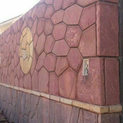 اجرای سنگ  فرش  نمای  ساختمان  و  ‌‌‌