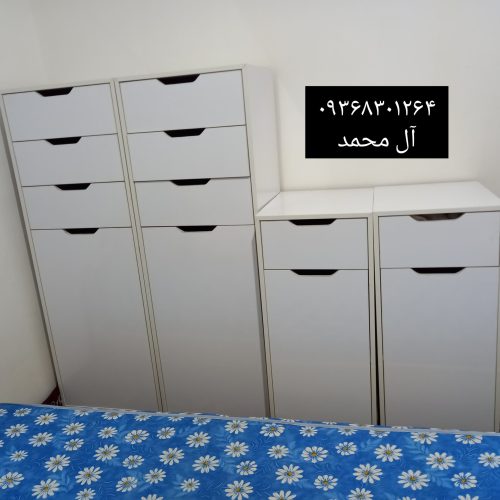 کمد کشودار وطبقه دار در دوسایز. 4 عدد