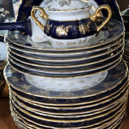 چینی سرمه ایی 12نفره