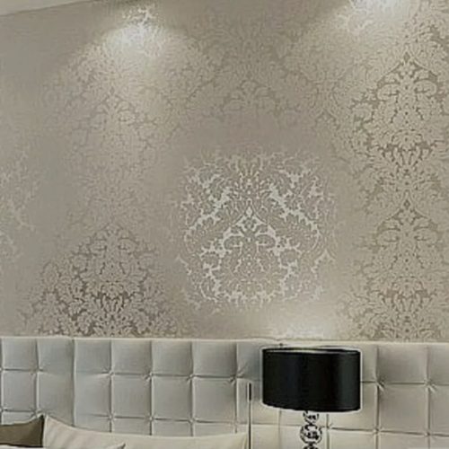 نصب کاغذ دیواری .