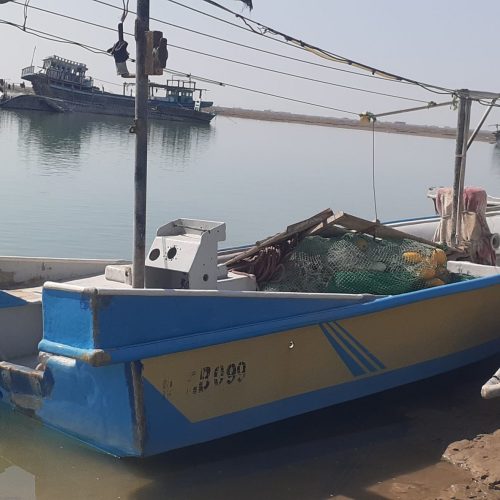 تشت صیادی تمیز و آماده به کار