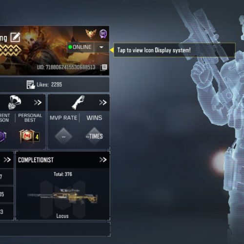 اکانت کالاف لول 355