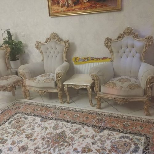 مبل سلطنتی هفت نفره  در حد نو