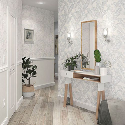 نصب کاغذ دیواری .